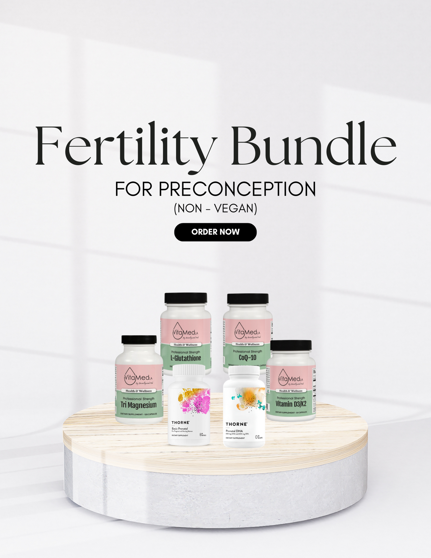 Fertility Bundle (Non-Vegan) - For Preconception