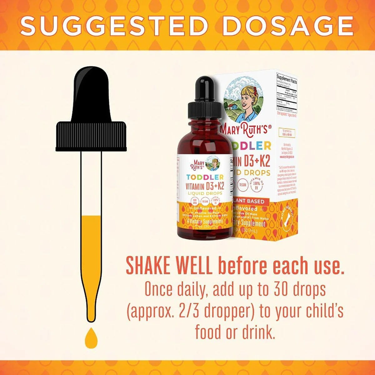 Toddler Vitamin D3+K2