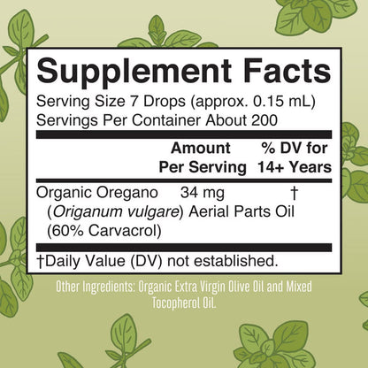 Oil of Oregano Herbal Drops