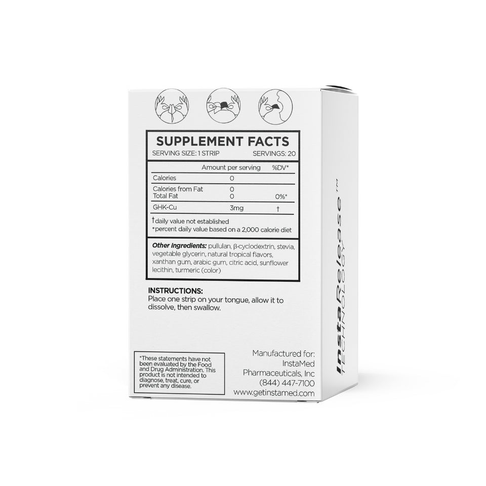 Instamed G H K - C U (Copper) Oral Strips