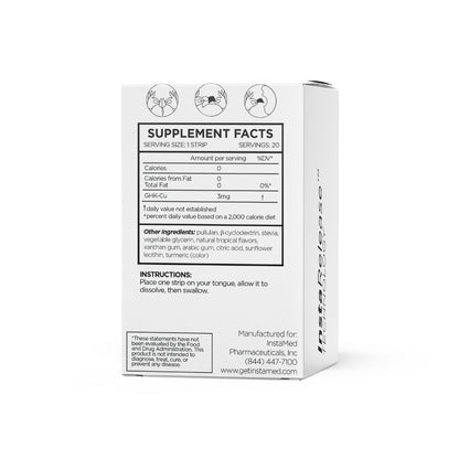 Instamed G H K - C U (Copper) Oral Strips