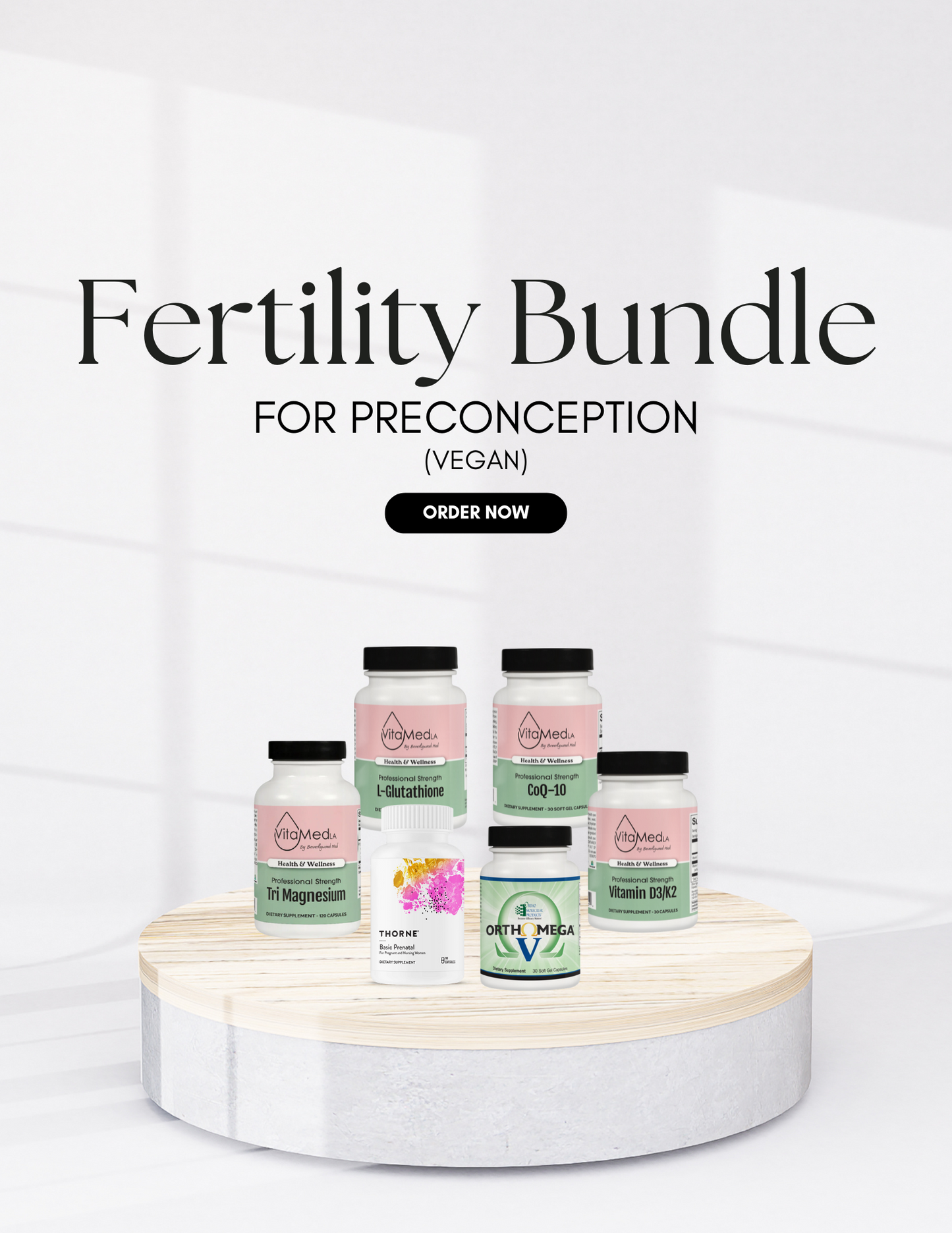 Fertility Bundle (Vegan) - For Preconception