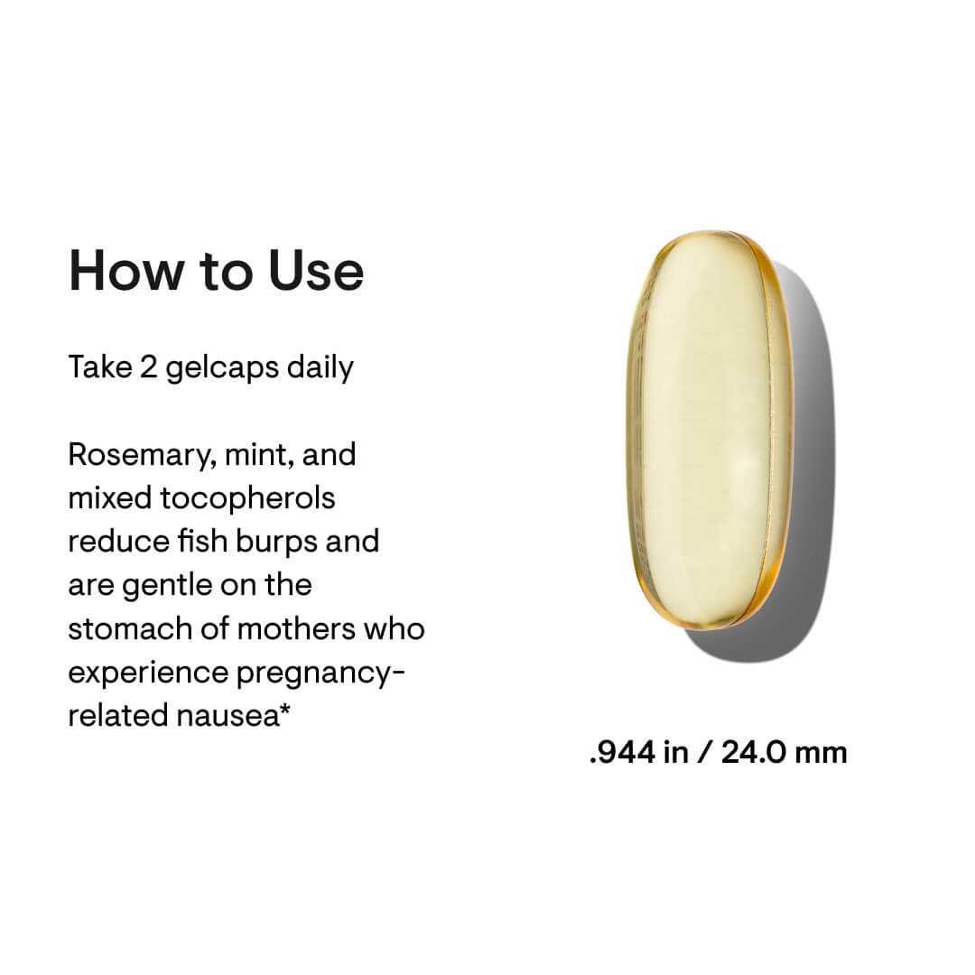 Prenatal DHA Omega 3 Fatty Acids (bovine capsule)