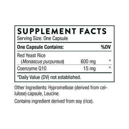 Thorne Red Yeast Rice + CoQ10