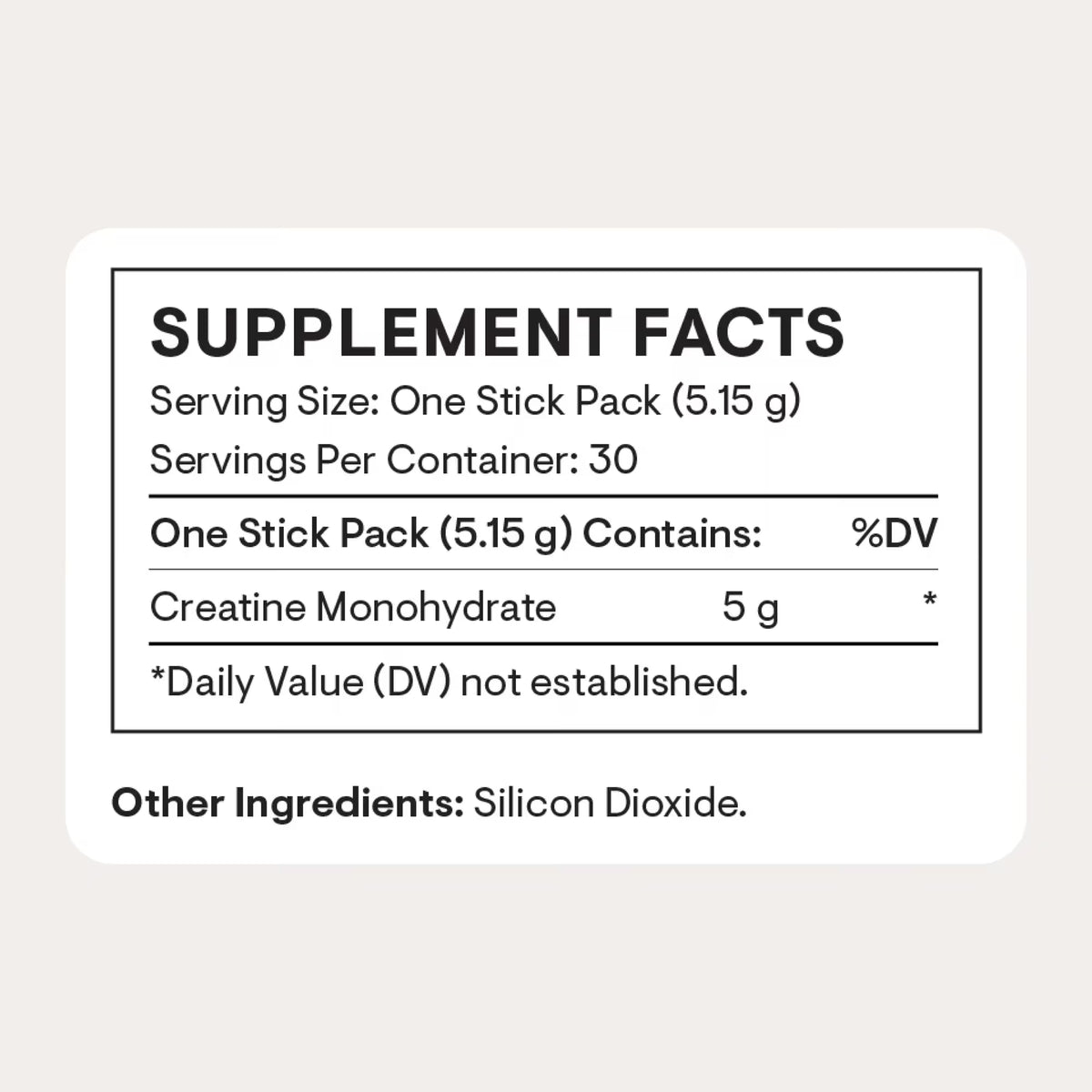 Creatine Powder - Travel Packs