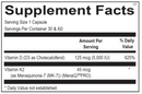 Vitamin D3 w/ K2 (30)
