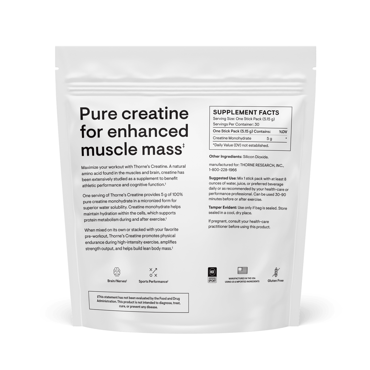 Thorne Creatine - Travel Packs